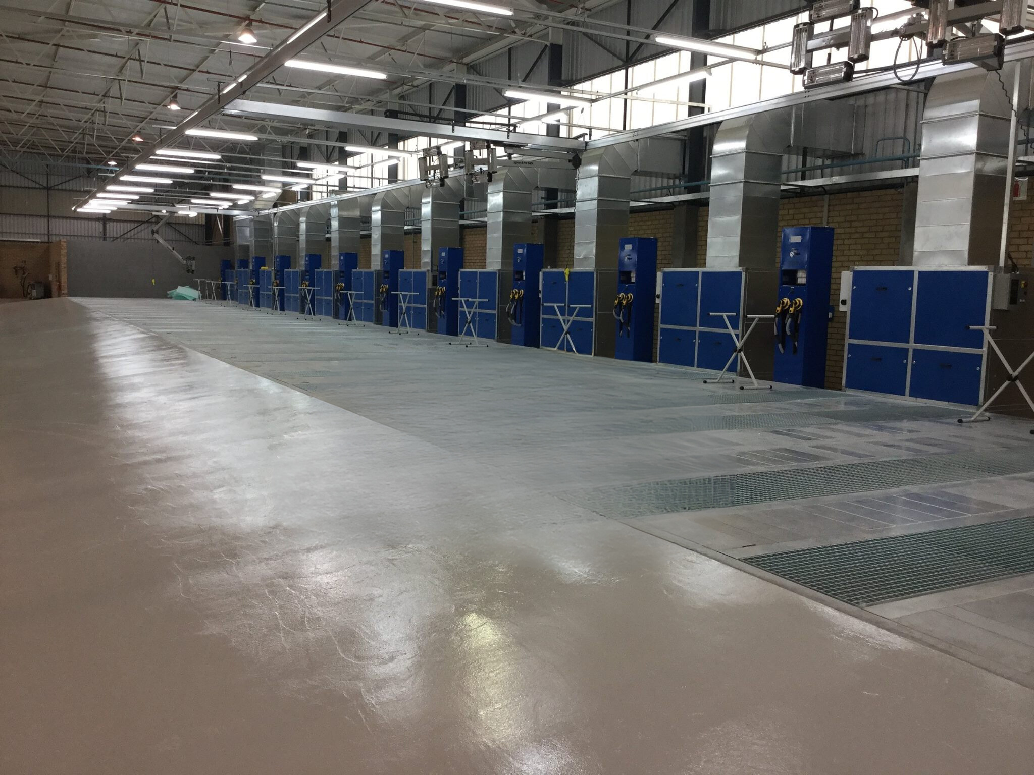 Aire de préparation peinture