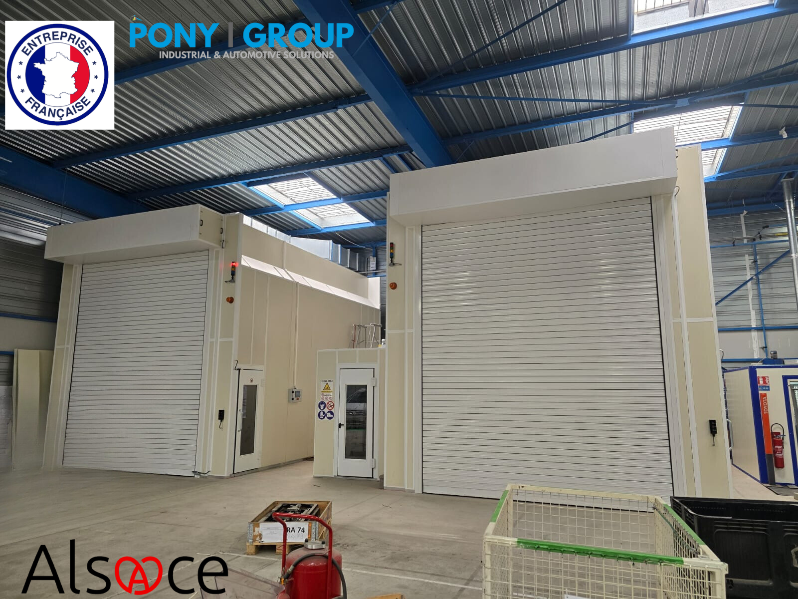 Cabine de peinture auto